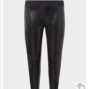 NWT torrid platinum sequin legging size 3